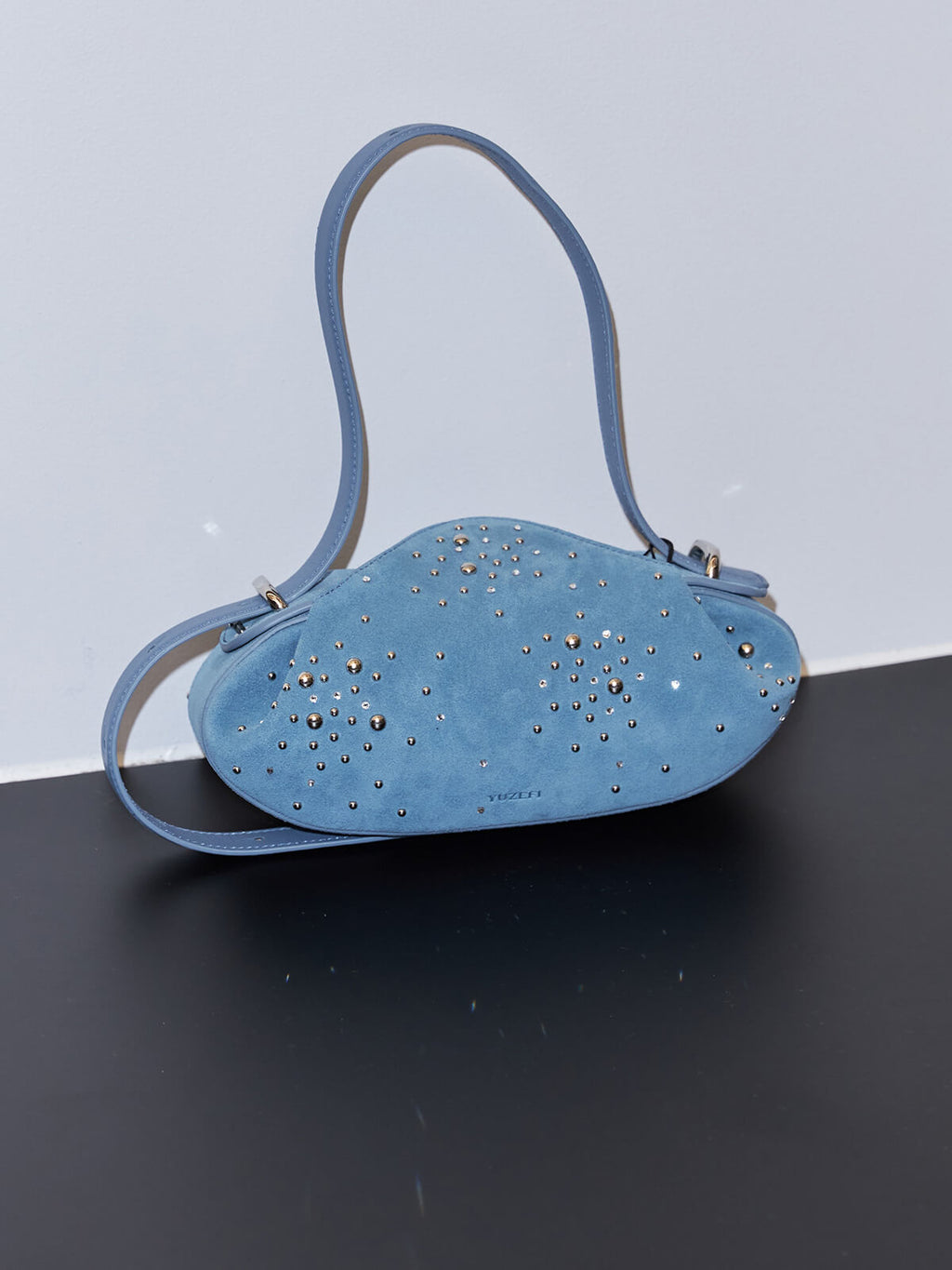 YUZEFI】DINNER ROLL CLUSTER STUD SUEDE – JOSEMOON