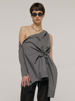 OPEN COLLAR OVER SHIRT