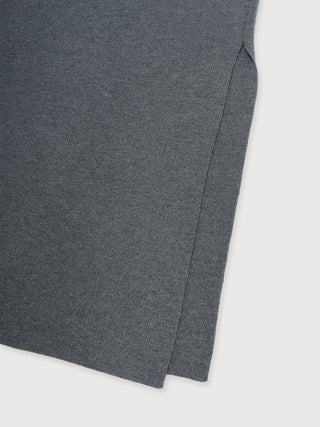 CUTTING LAYERED KNIT DRESS
