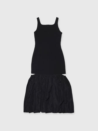 CUTTIMG FLARE DRESS