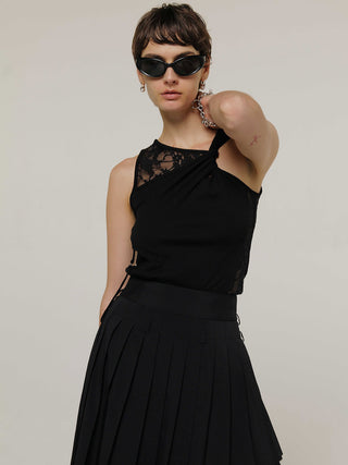 LACE SEAM CUT TOPS