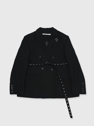 BELTED TAILORED JACKET
