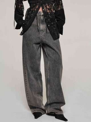 OVAL DENIM PANTS