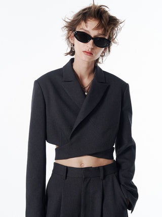 CROSS SHORT JACKET