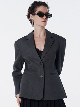 WAIST CONSCIOUS PAT IN JACKET