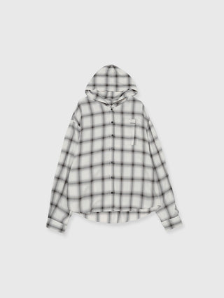 HOODIE CHECK SHIRT