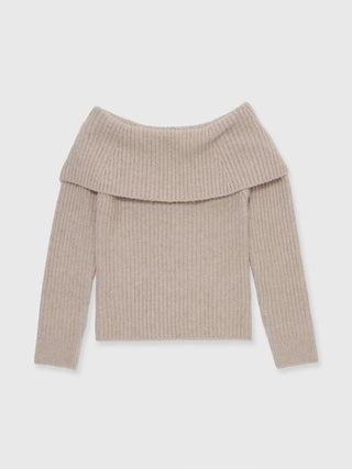 OFF SHOULDER BULKY KNIT