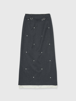 EYELET SKIRT