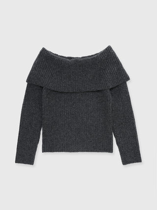 OFF SHOULDER BULKY KNIT