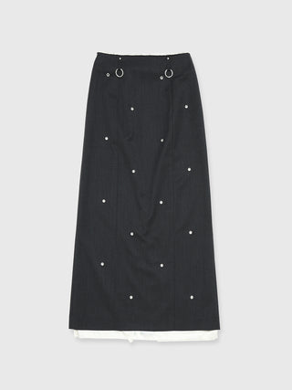 EYELET SKIRT