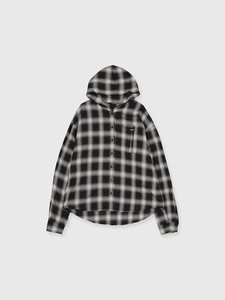 HOODIE CHECK SHIRT