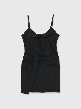 DRAPE MINI DRESS