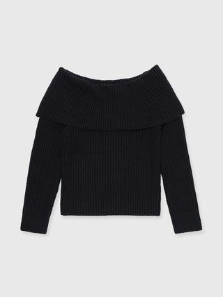 OFF SHOULDER BULKY KNIT