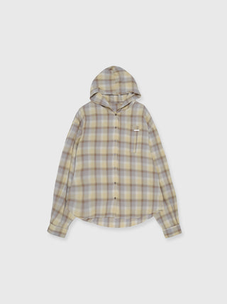 HOODIE CHECK SHIRT