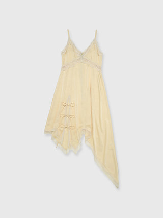 SIDE CUTTING LACE DRESS