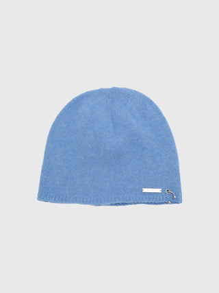 KNIT PIRCED BEANIE