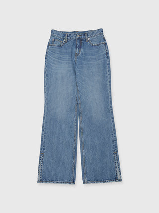 SLIT LEG DENIM