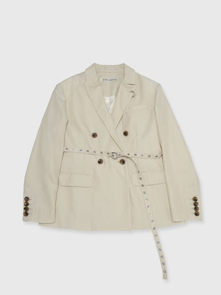 BELTED TAILORED JACKET