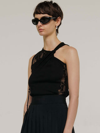 LACE SEAM CUT TOPS