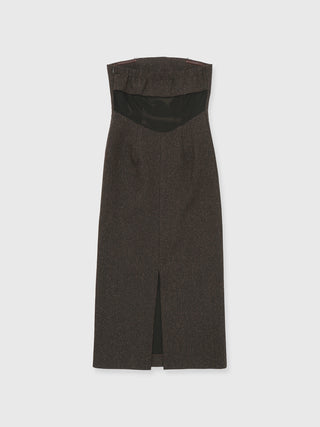 CUT OFF DETAILS DRESS