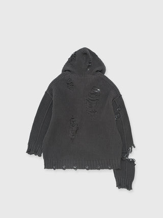 DAMAGE KNIT CARDIGAN