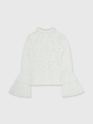 【2月中旬発送予定】LIQUIDE LACE BLOUSE