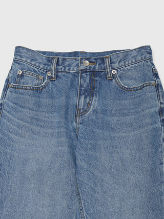 SLIT LEG DENIM