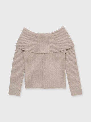 OFF SHOULDER BULKY KNIT