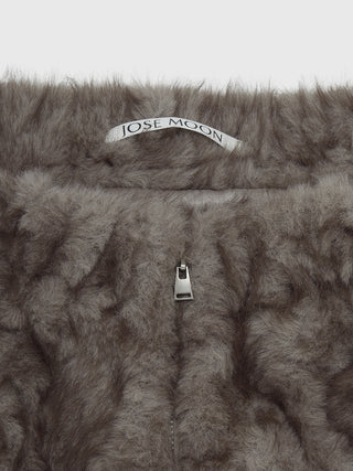 FUR OFFSHOULDER TOPS