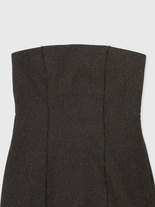 CUT OFF DETAILS DRESS