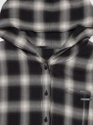 HOODIE CHECK SHIRT