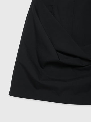 POWER SHOULDER MINI DRESS
