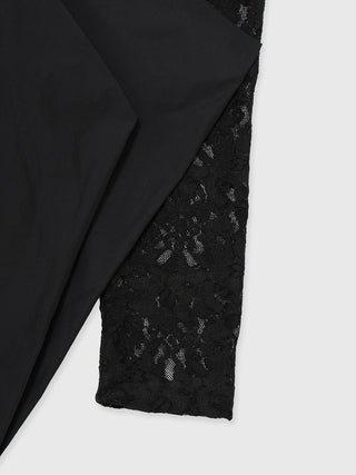 【2月中旬発送予定】COWL TUCK LACE DRESS