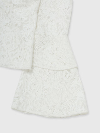 【2月中旬発送予定】LIQUIDE LACE BLOUSE