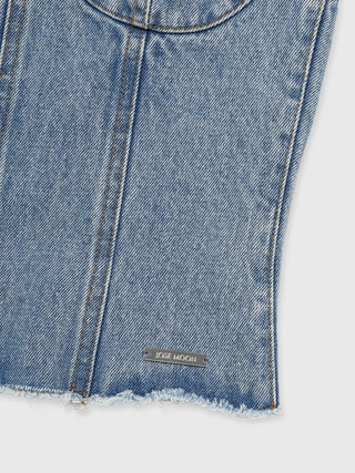 DENIM BUSTIER
