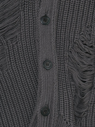 DAMAGE KNIT CARDIGAN