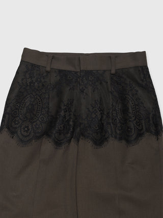 LACE TRIM PANTS