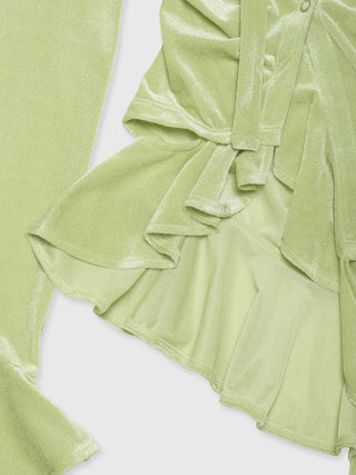 SHEER VELOUR CHOKER TOPS