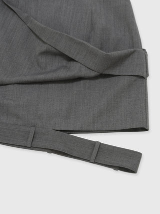 LOW WEST CUTTING MINI SKIRT