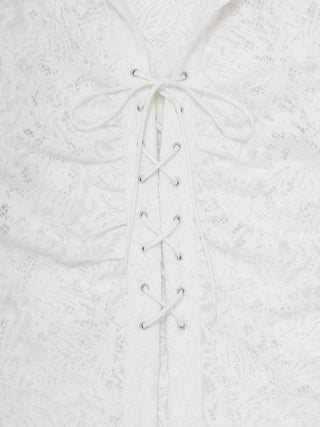 【2月中旬発送予定】LIQUIDE LACE BLOUSE