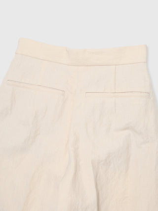 WASH WOOL WIDE PANTS