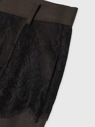 LACE TRIM PANTS