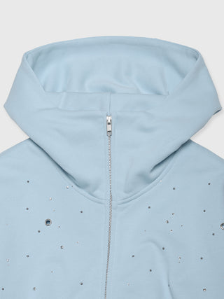 BIJOU CROPPED SWEAT HOODIE