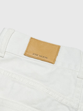 WIDE DENIM PANTS with PEARL