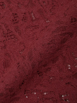 LIQUIED LACE HIGH NECK