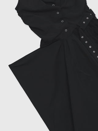 FLOAT TUCK DRESS