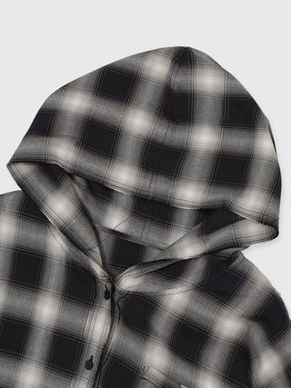 HOODIE CHECK SHIRT