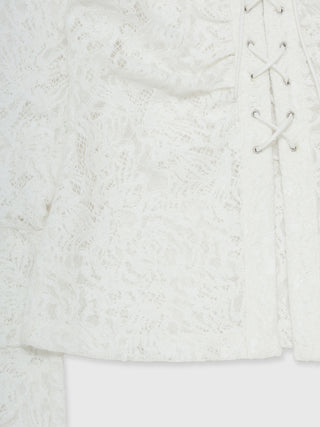 【2月中旬発送予定】LIQUIDE LACE BLOUSE