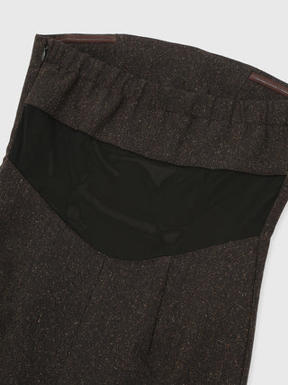 CUT OFF DETAILS DRESS