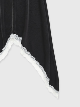 SIDE CUTTING LACE DRESS